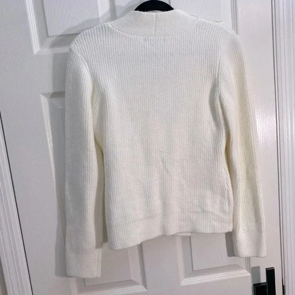 Elegant JLUXLABEL Cream Women's Sweater/cardigan size L - Picture 7 of 11